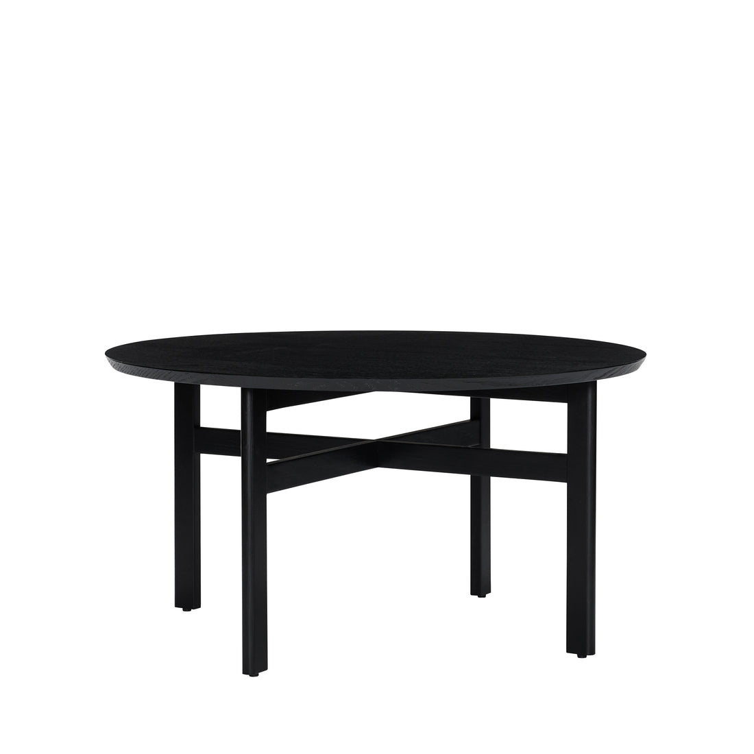 Fjord soffbord svart - Ø80xh42cm