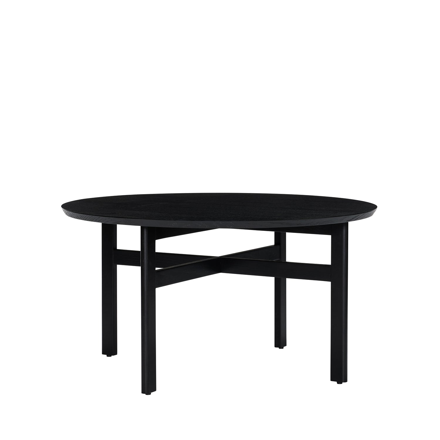 Fjord soffbord svart - Ø80xh42cm
