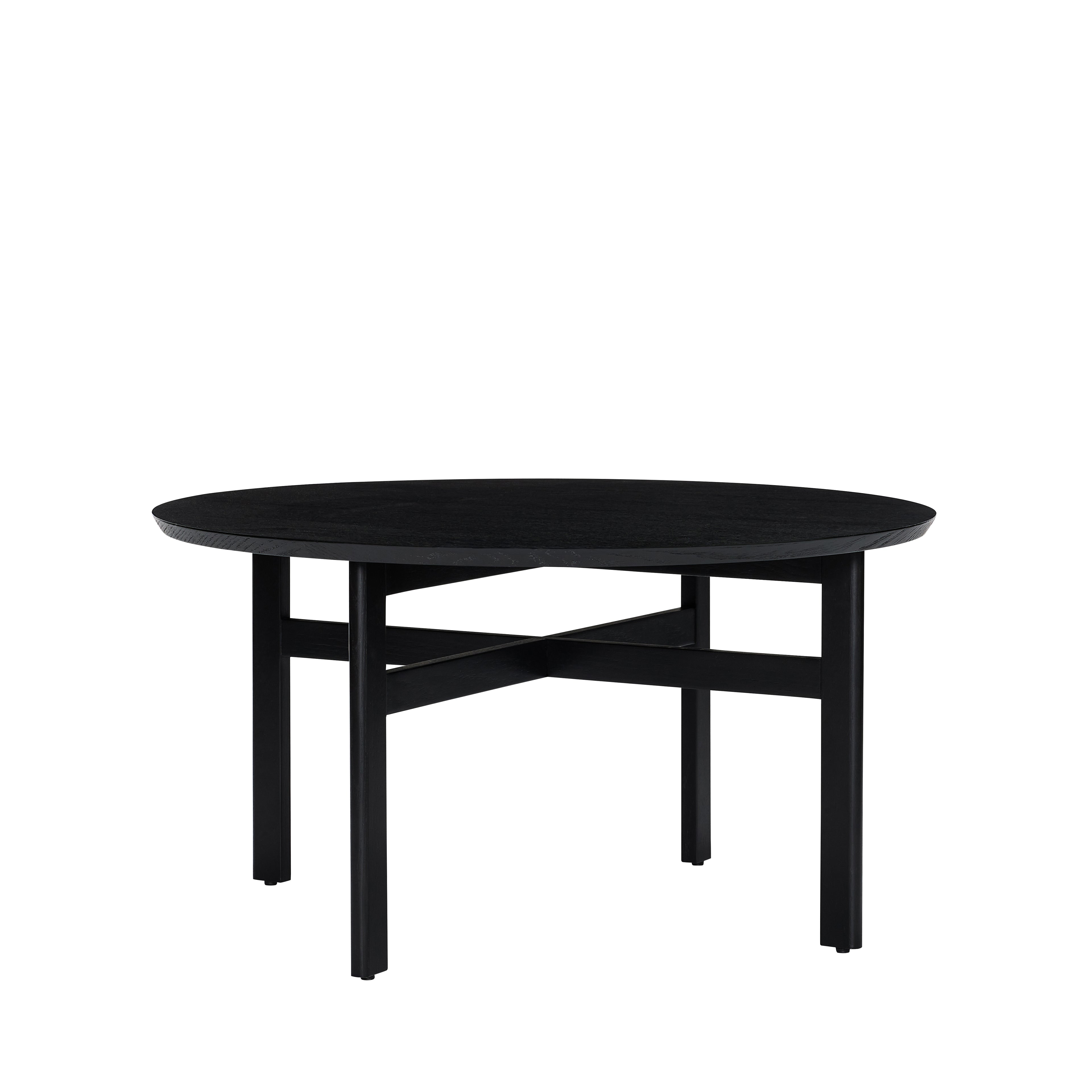 Fjord soffbord svart - Ø80xh42cm
