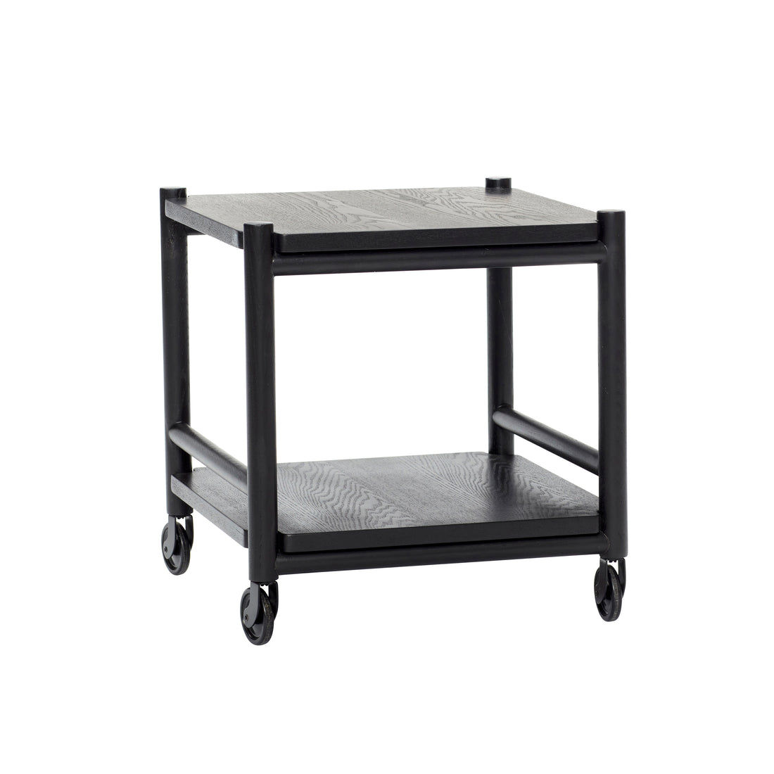 Norm Rolling Table Black - 40x40xh44cm