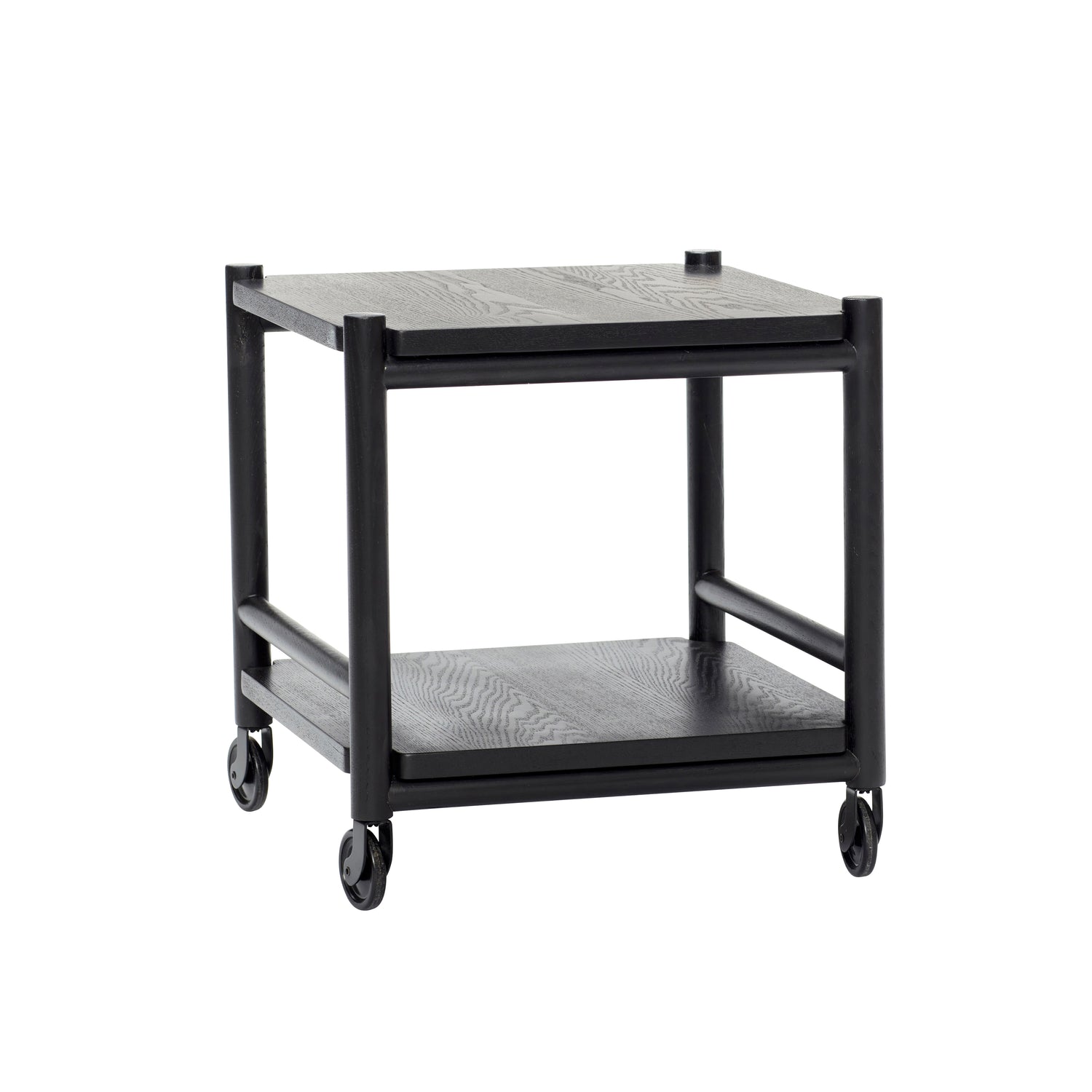 Norm Rolling Table Black - 40x40xh44cm