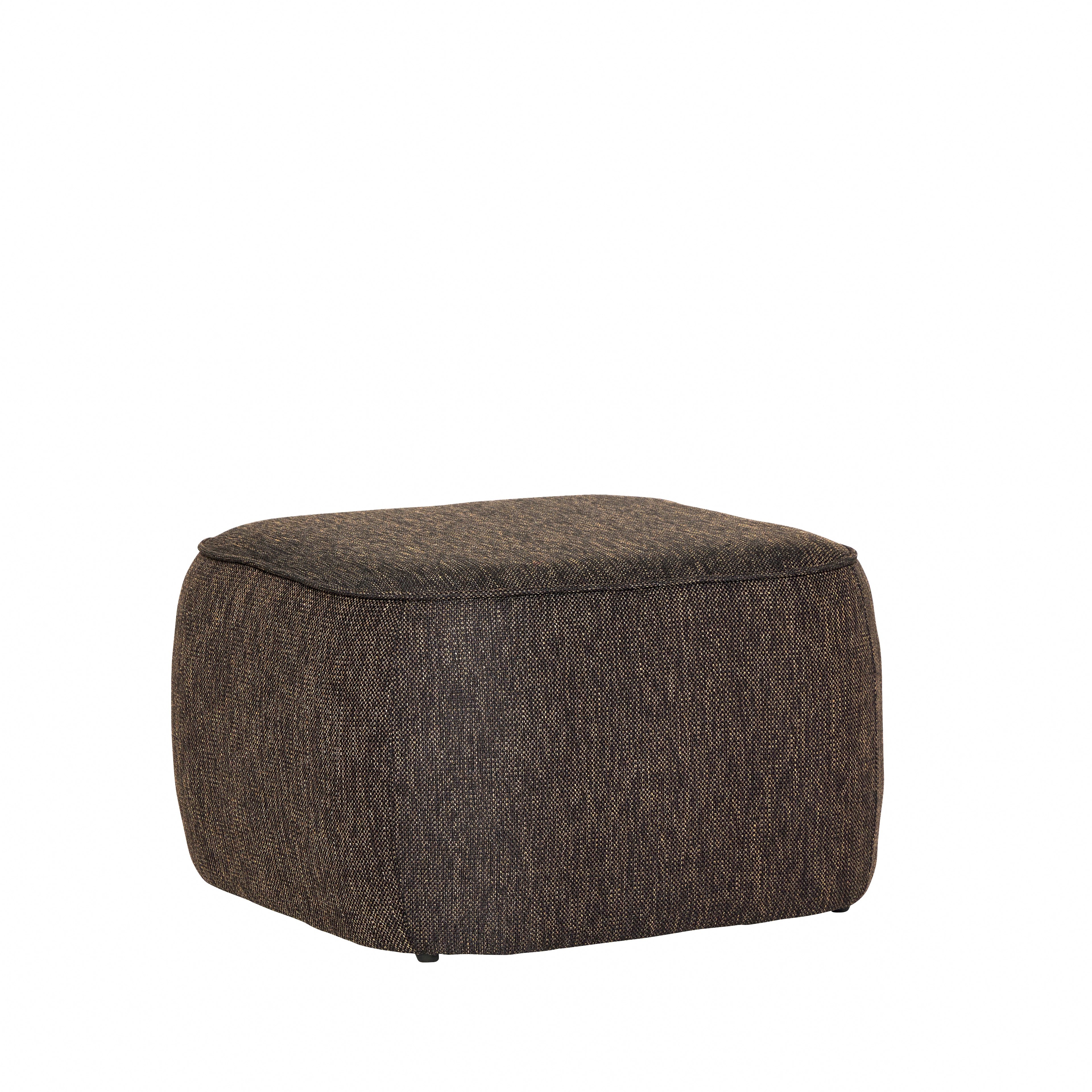 Kub puf mörkbrun - 57x57xh39cm