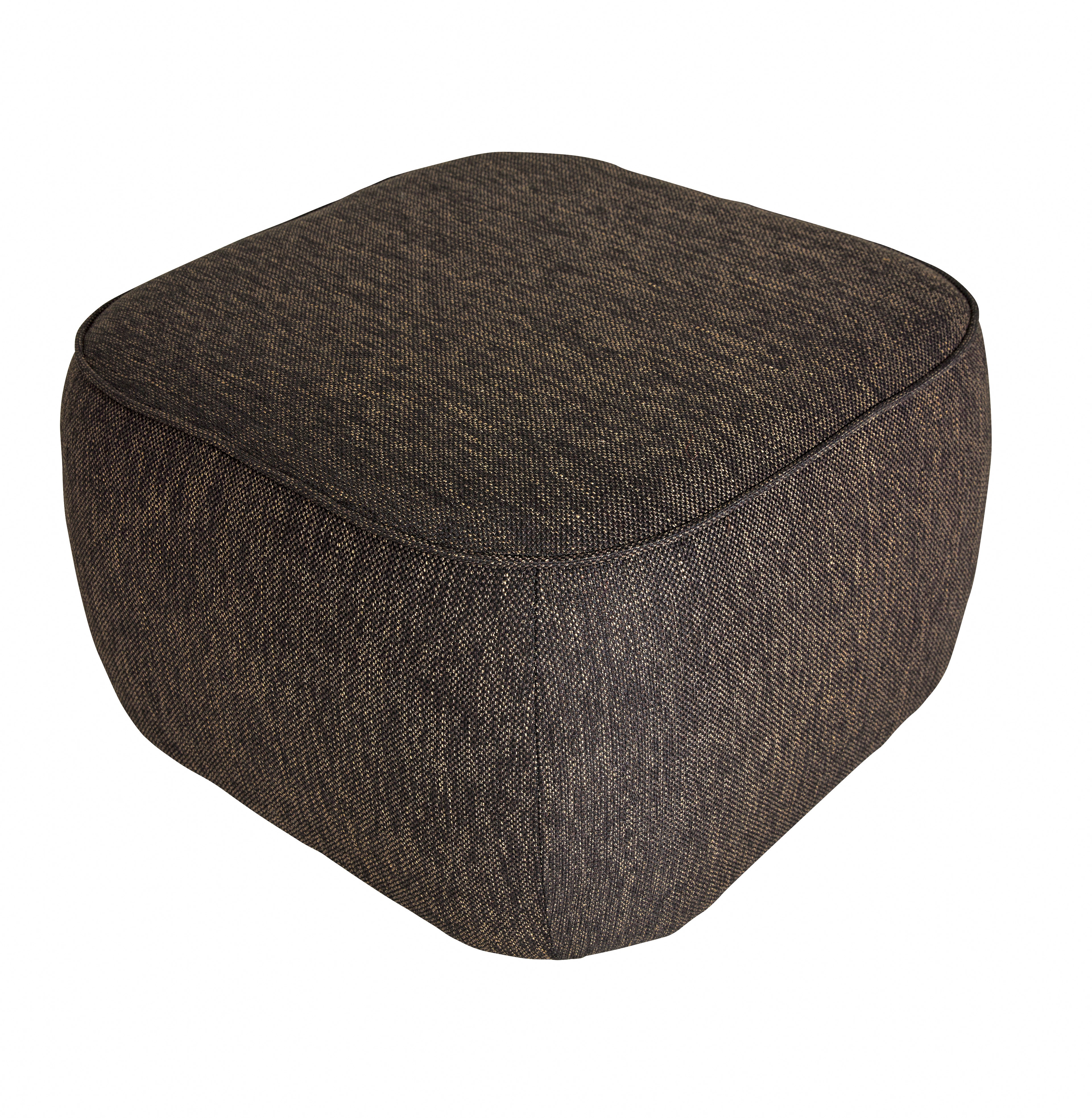 Kub puf mörkbrun - 57x57xh39cm