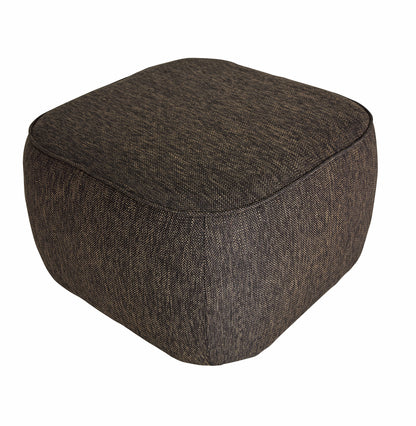 Kub puf mörkbrun - 57x57xh39cm