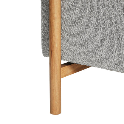 Moment soffa 3 -persons stora grå - 257x89xh80cm