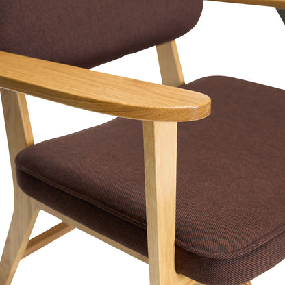 Haze Lounge stol Mörkbrun - 80x64xh71cm