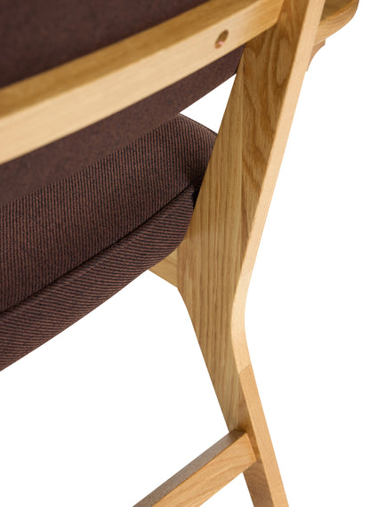 Haze Lounge stol Mörkbrun - 80x64xh71cm