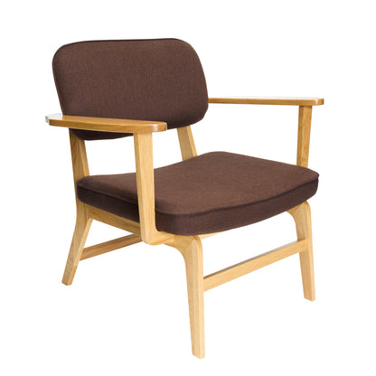 Haze Lounge stol Mörkbrun - 80x64xh71cm