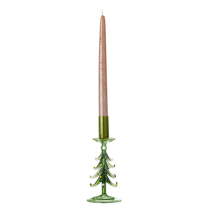 Bloomingville Brant ljusstake, grönt, glas