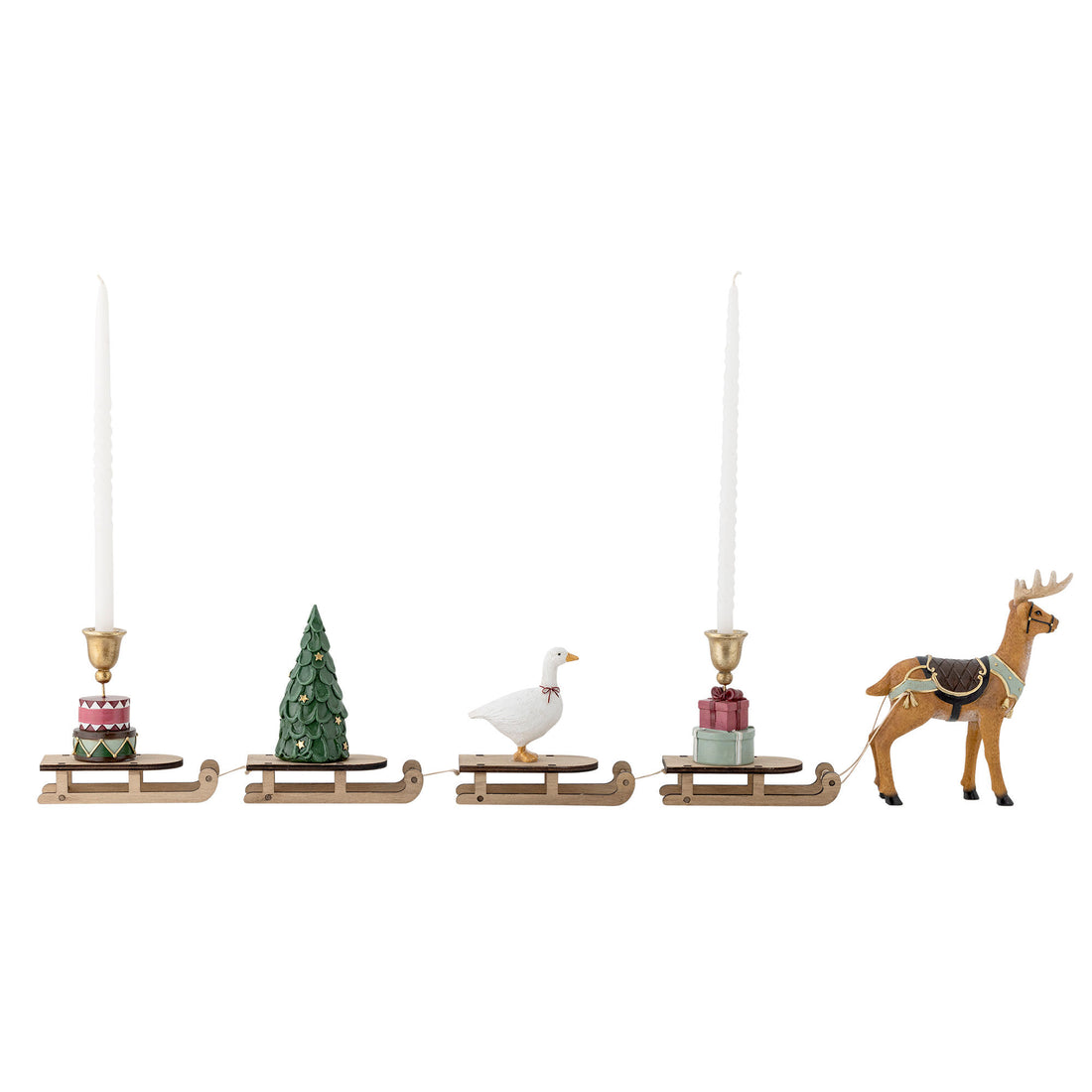 Bloomingville Dasher Deko, Green, Polyresin