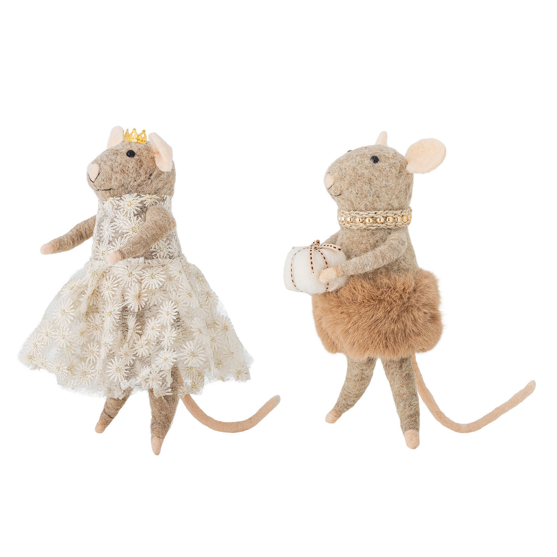 Bloomingville Peo -prydnad, brun, ull