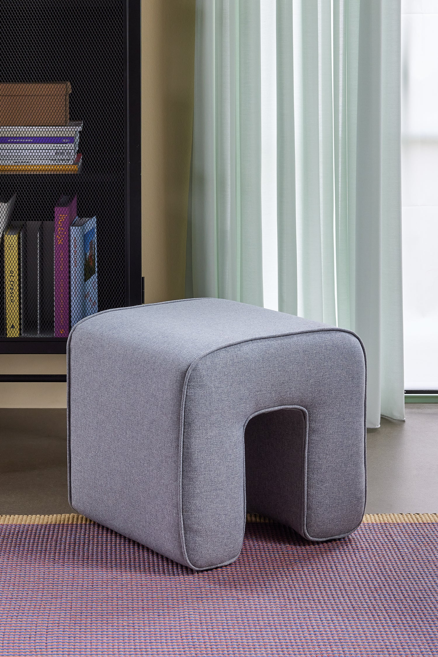 Skulptur Puf Gray - 45x45xh47cm