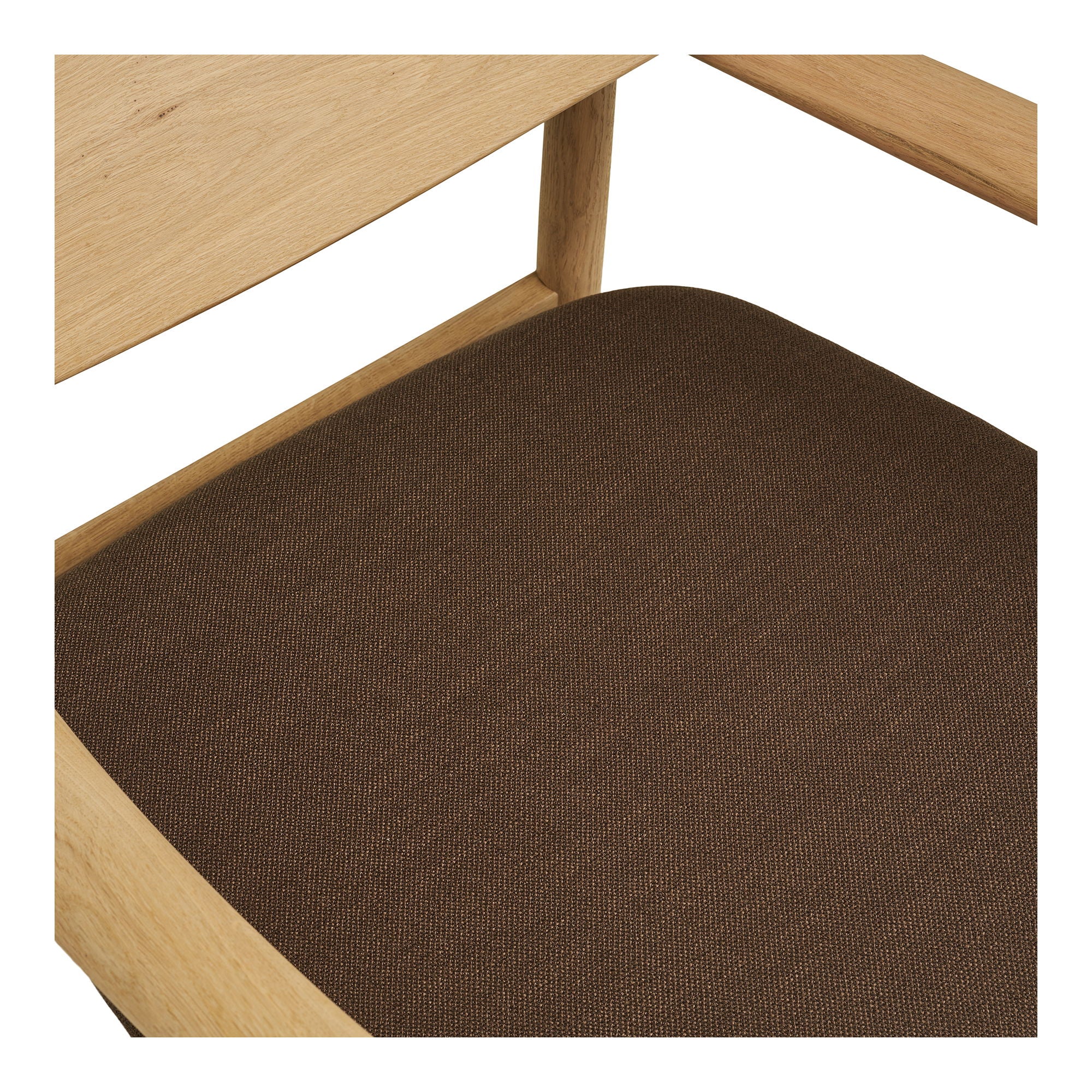 Olvera Set - Lounge Chair and Foot Pall, Nature/Brown HN1084