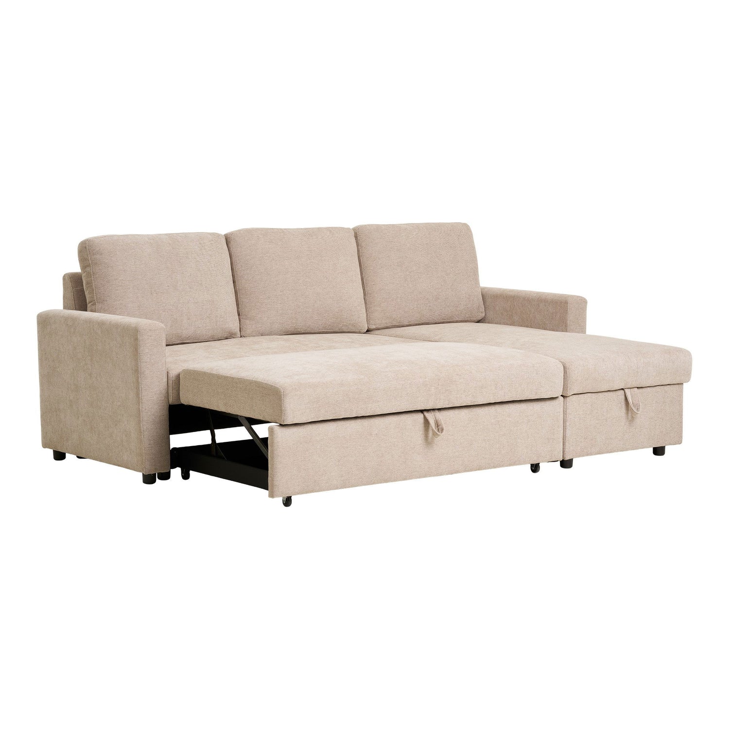 Belfast Chaiselong Sovesofa  - Chaiselong sovesofa med opbevaring
