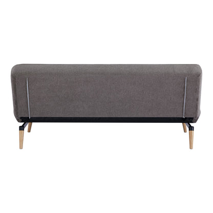 Svan bäddsoffa - bäddsoffa, brun, naturben HN1080