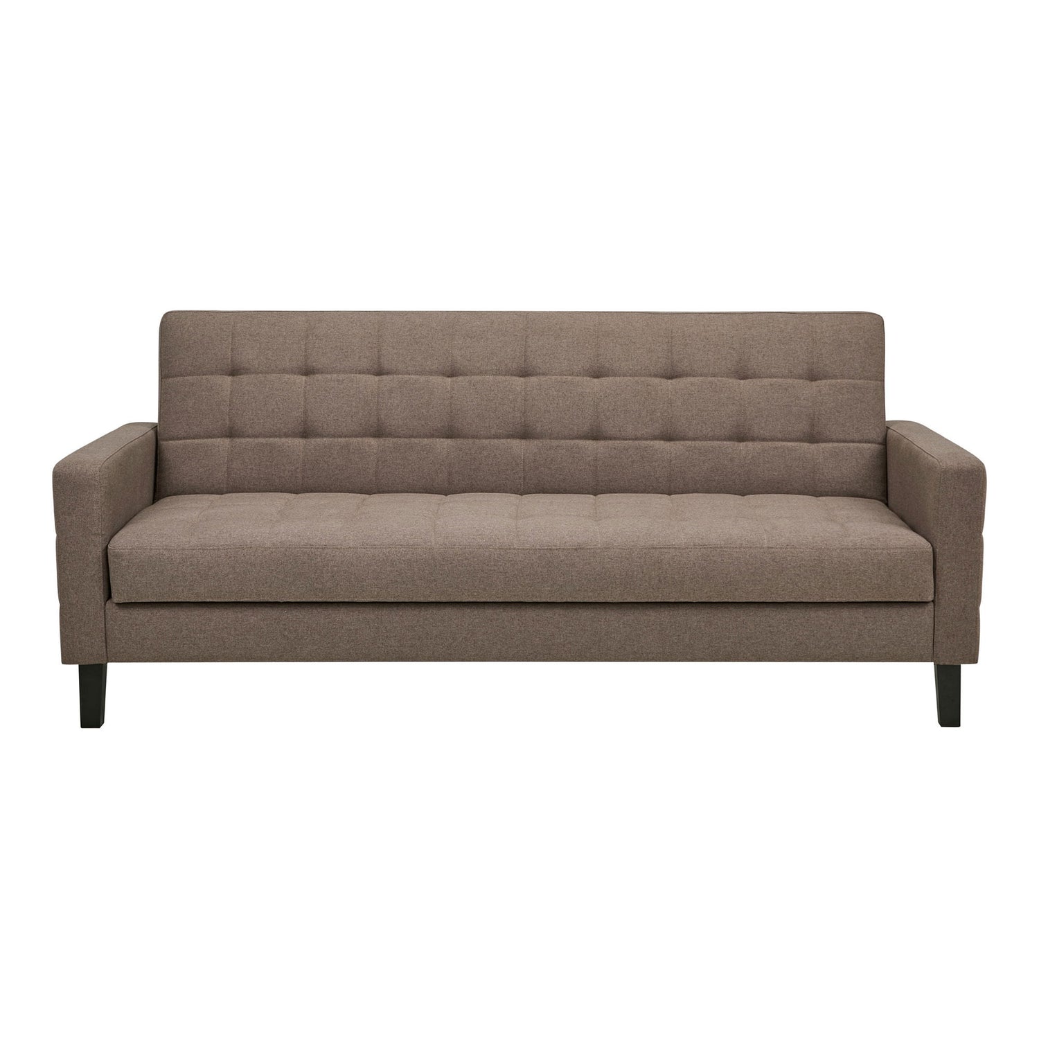 Milton SOFA BED - SOFA BED MED TRAGRES, BROWN, SVARTA BEN HN1089