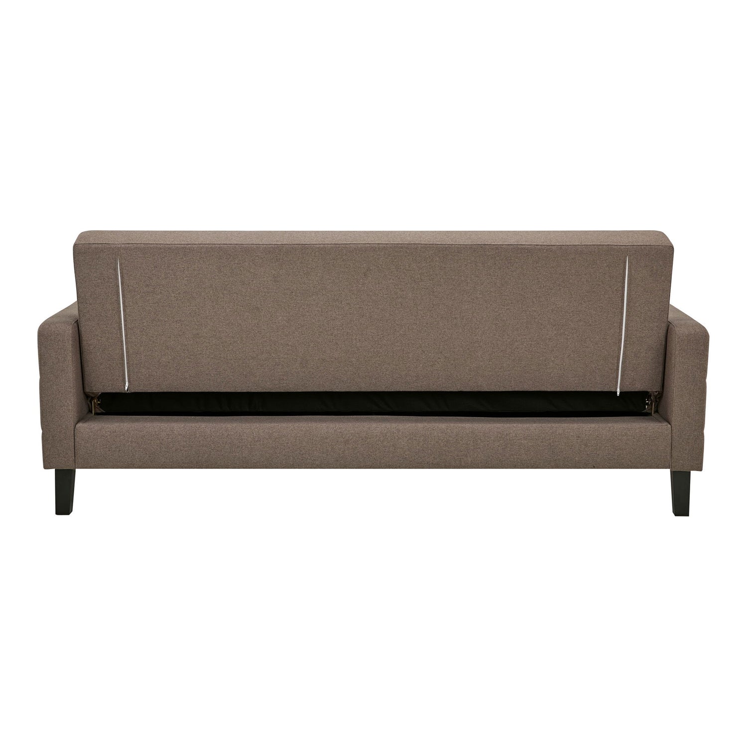 Milton SOFA BED - SOFA BED MED TRAGRES, BROWN, SVARTA BEN HN1089