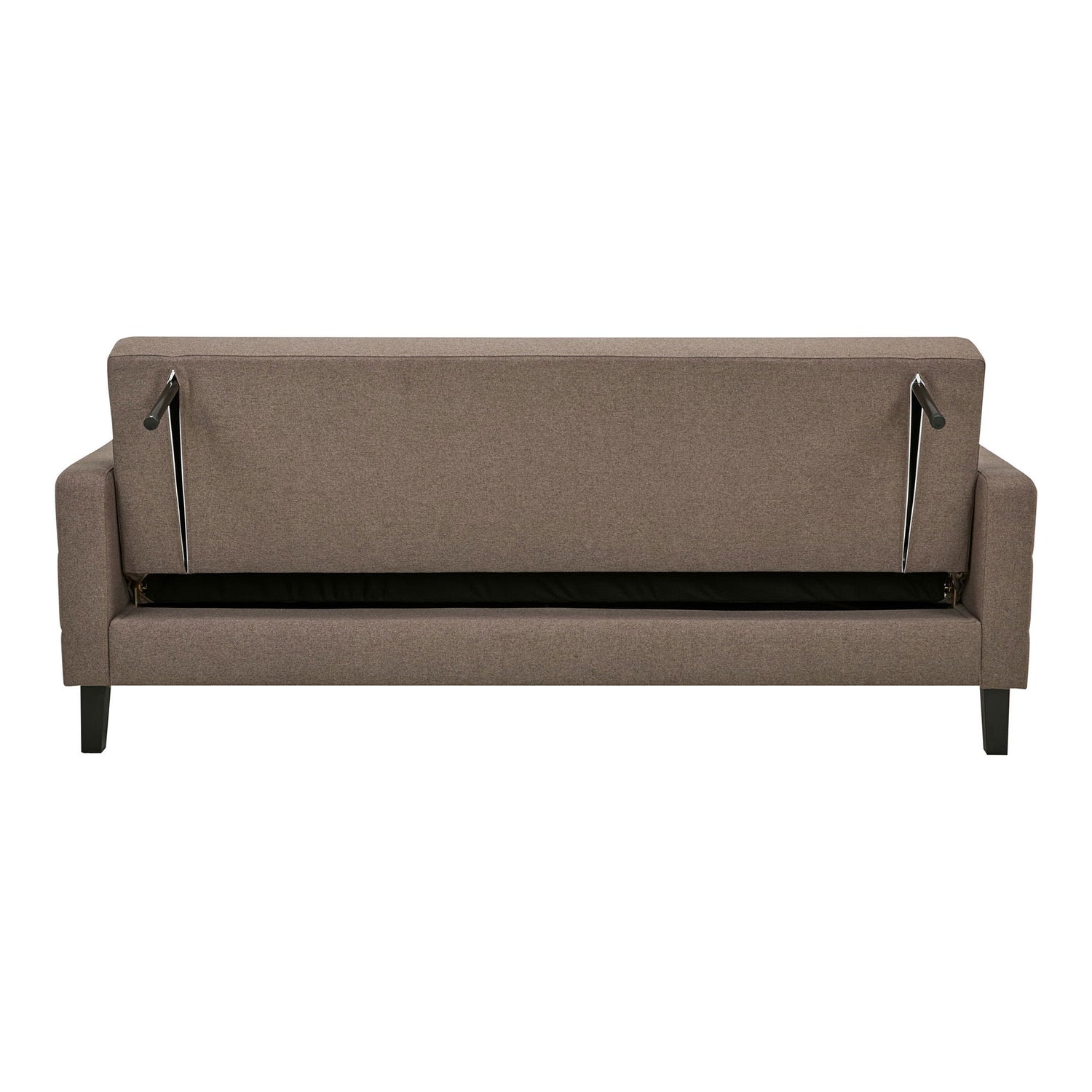 Milton SOFA BED - SOFA BED MED TRAGRES, BROWN, SVARTA BEN HN1089