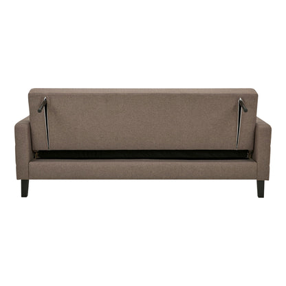 Milton SOFA BED - SOFA BED MED TRAGRES, BROWN, SVARTA BEN HN1089