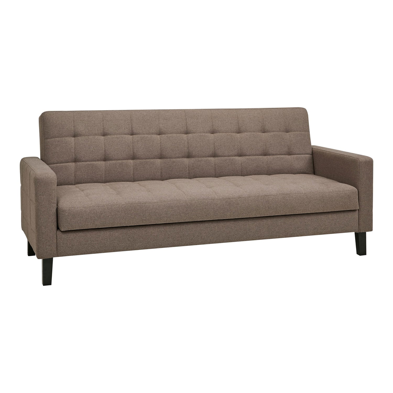Milton SOFA BED - SOFA BED MED TRAGRES, BROWN, SVARTA BEN HN1089