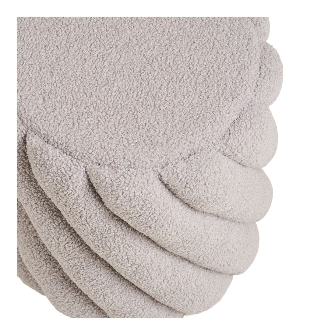 SANA PUF - PUF, GRÅ Ø38X40 CM, HN1082