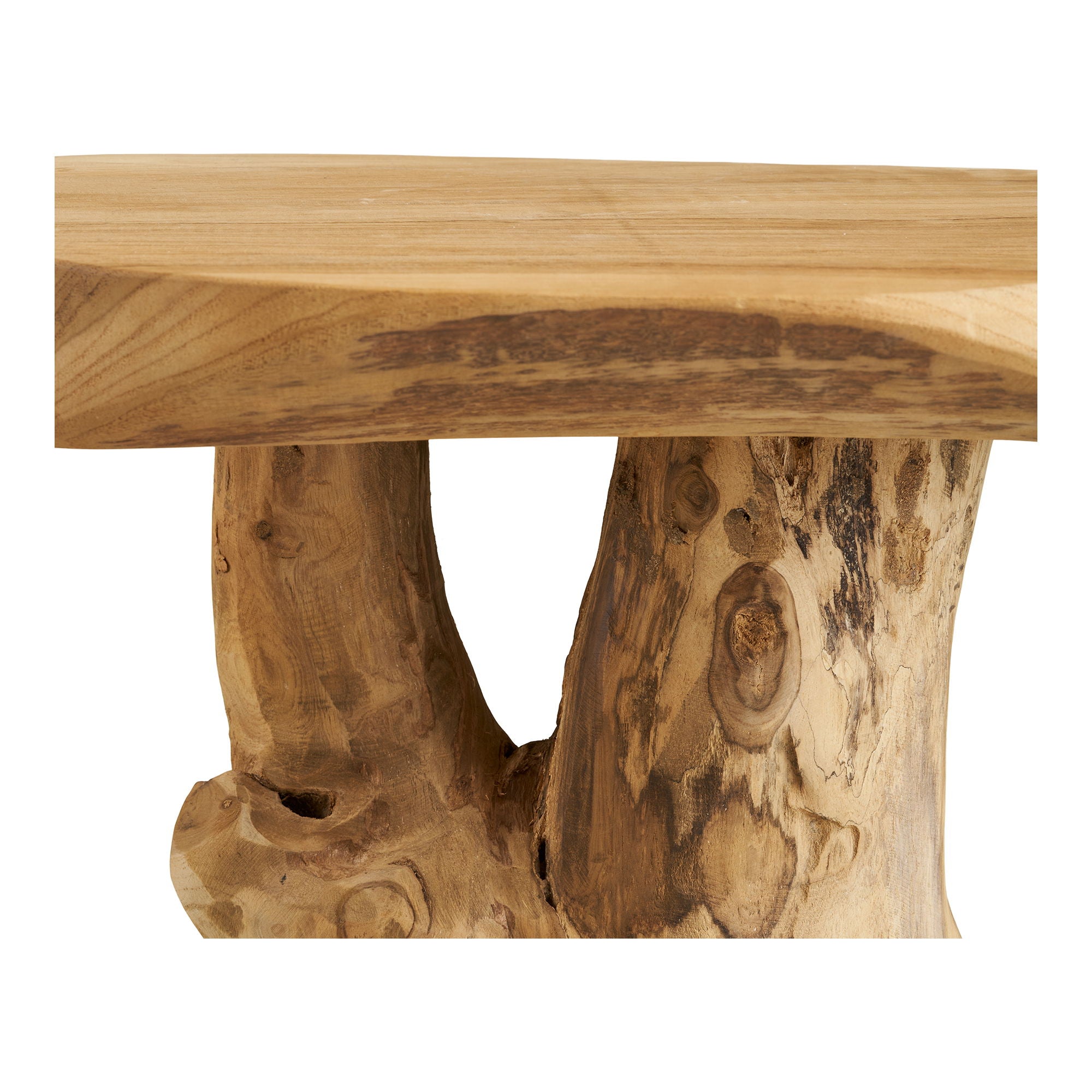 Palena sidobord - sidobord, teak, natur Ø40x45 cm