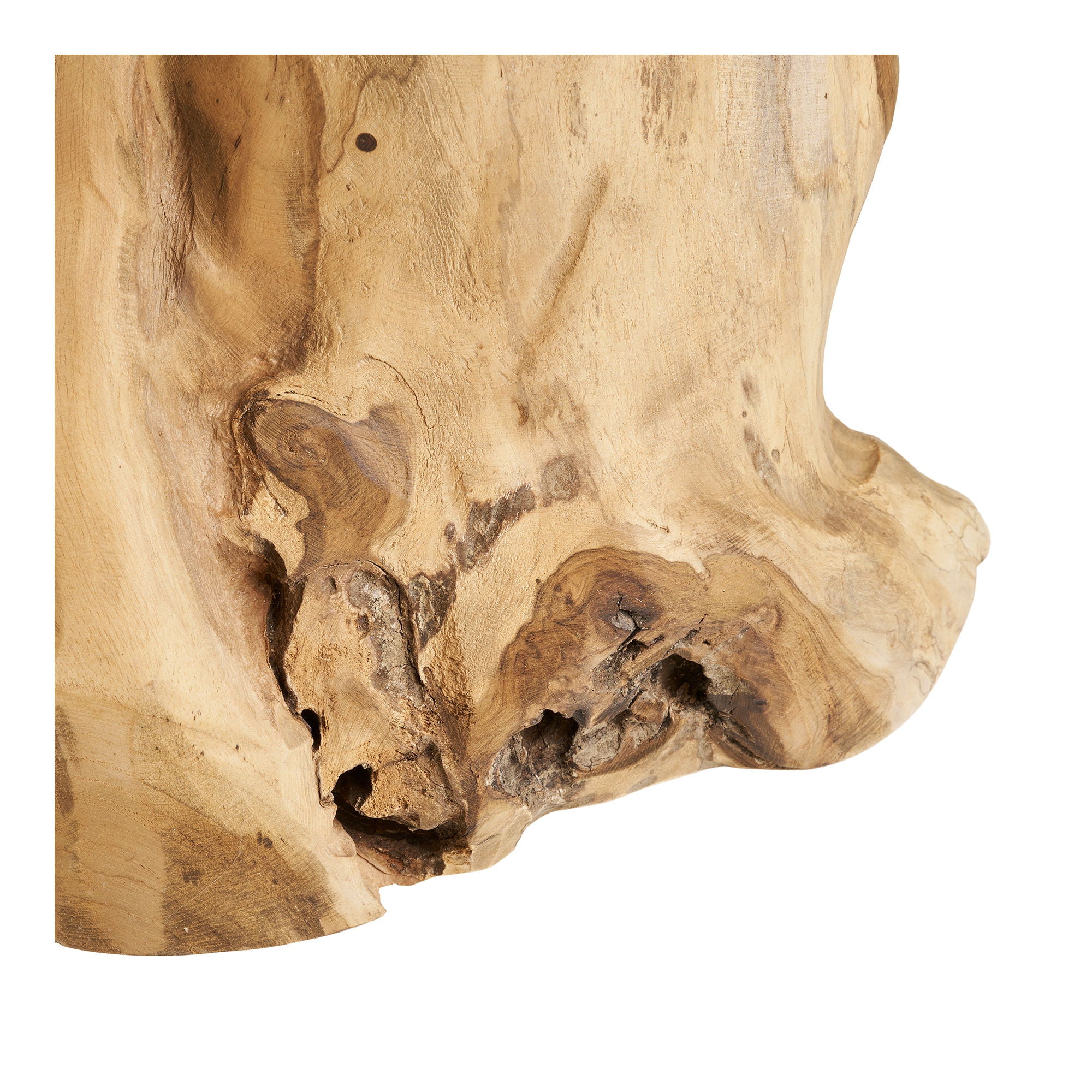 Palena sidobord - sidobord, teak, natur Ø40x45 cm