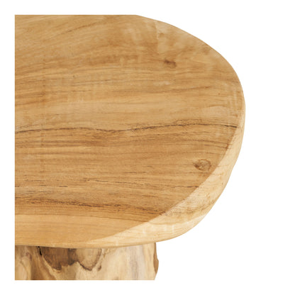 Palena sidobord - sidobord, teak, natur Ø40x45 cm
