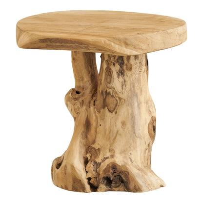 Palena sidobord - sidobord, teak, natur Ø40x45 cm