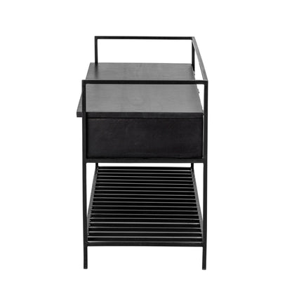 Bloomingville Abelone Bench, Black, FSC 100%® Mango
