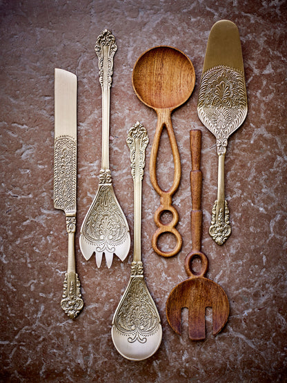 Bloomingville Kalima Cake Spade, mässing, mässing