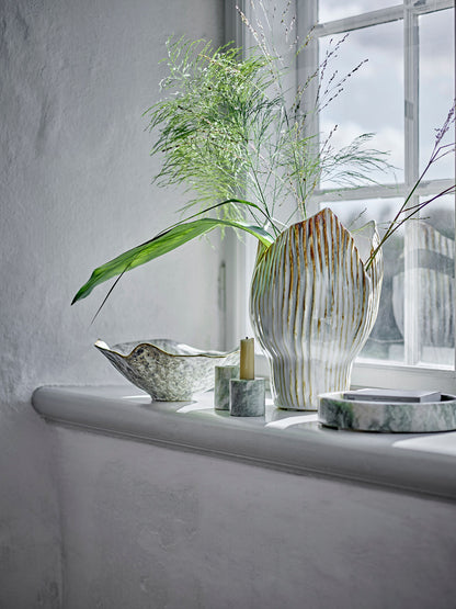 Bloomingville Ivette Fad, Green, Marble