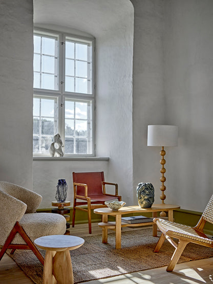 Bloomingville Camino Lounge -stol, natur, gummiträd