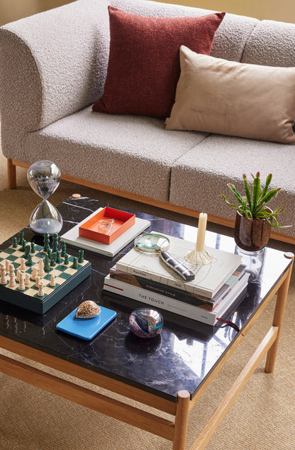 Raw Soffbord Svart/Naturlig - 80x80xh45cm