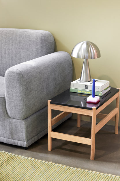 Raw Sidobord Svart/Naturlig - 60x40xh42cm