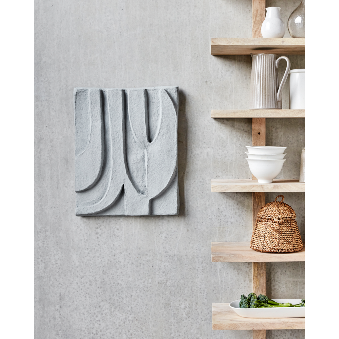 Väggkonst, hdmachie, grå