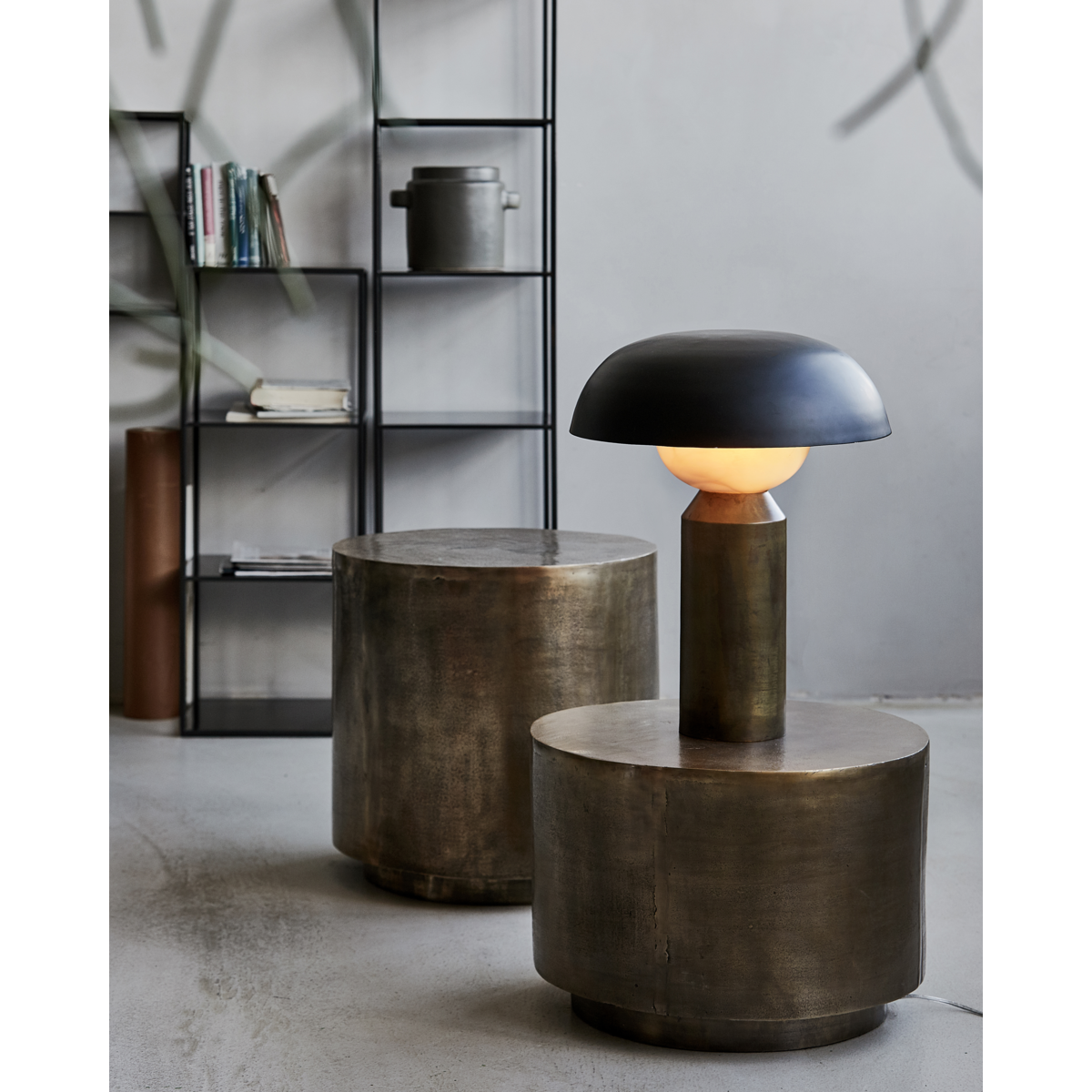 Bordslampa, HDBIG Fellow, Antique Messing Finish