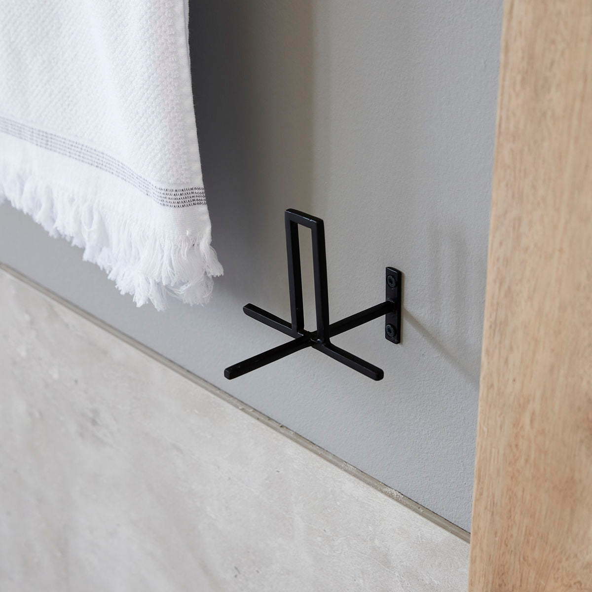 Toalettpappershållare, tillägg, järn