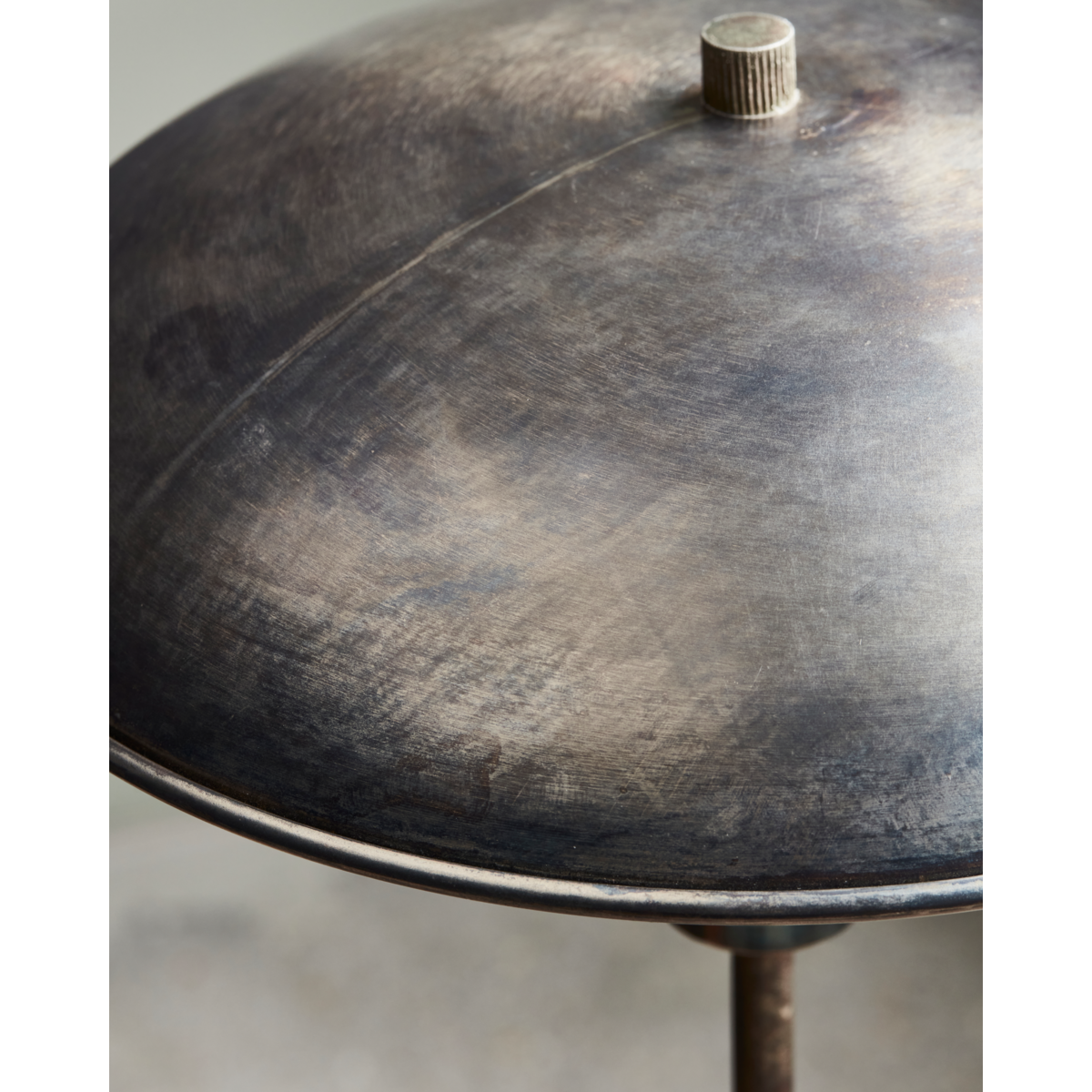 Bordslampa, hdboston, antik brun