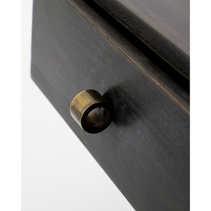 Sidobord, hdbedsi, svart