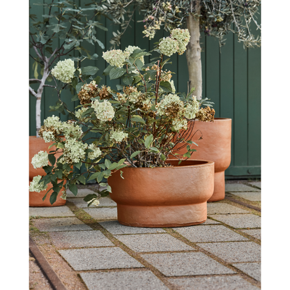 Örttpanna, hdterra, antik brun