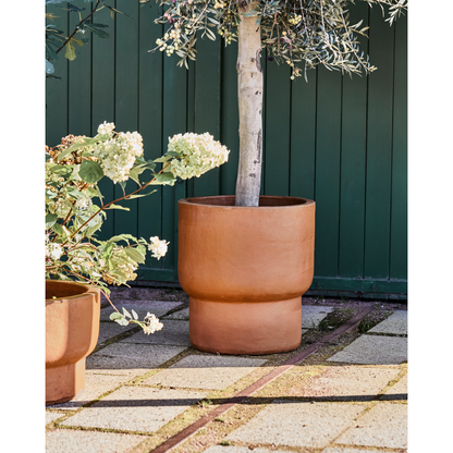 Örttpanna, hdterra, antik brun