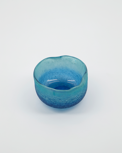 Värmeljushållare, HDCrackle, Blå