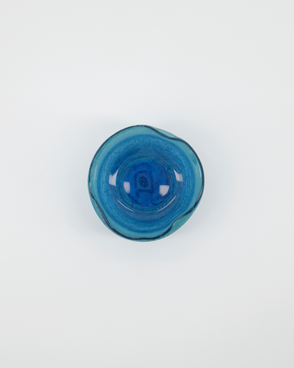 Värmeljushållare, HDCrackle, Blå