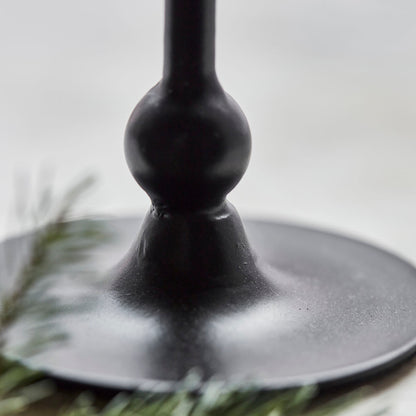 Ljusstake, hdfolk, svart antik