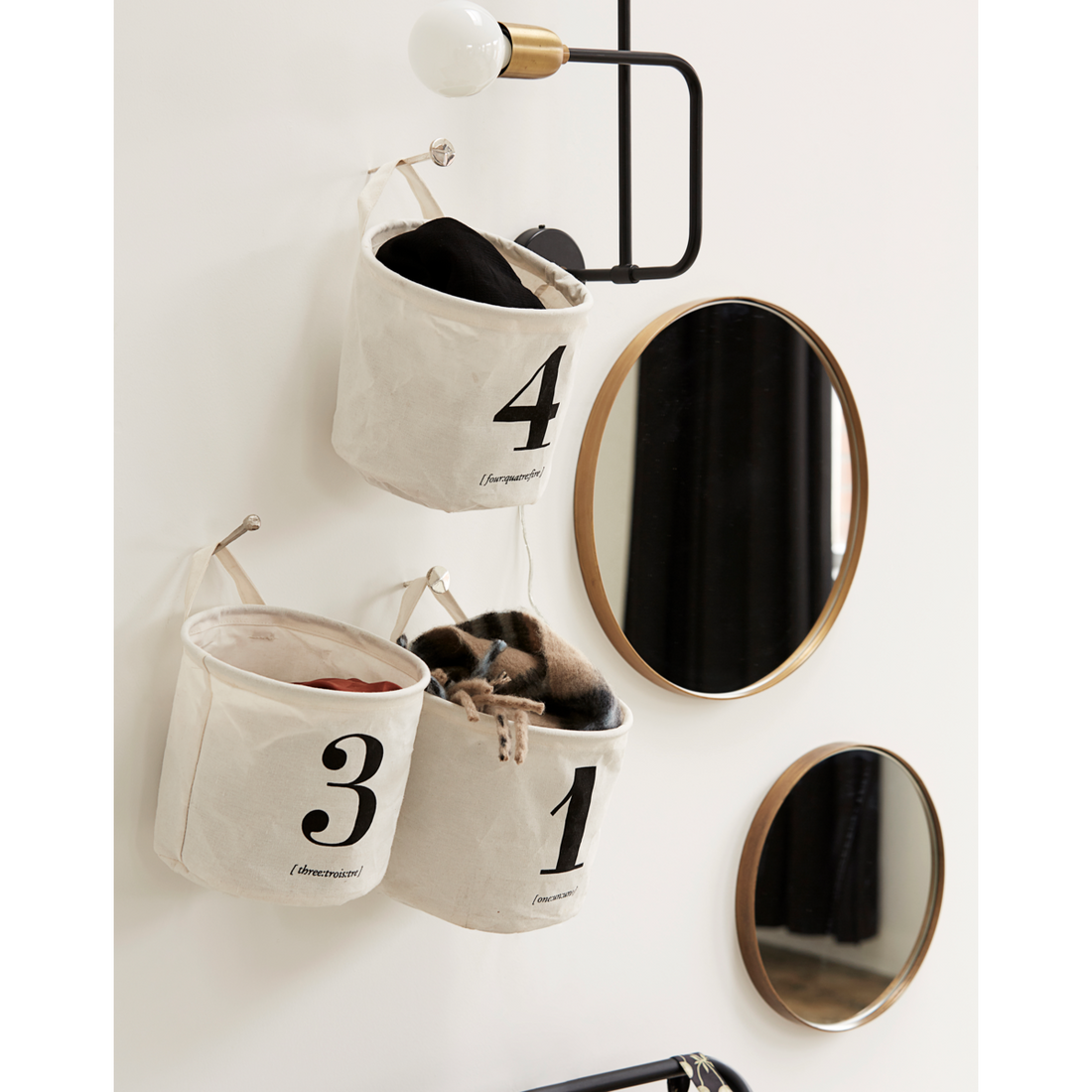 Lagring, HD1-2-3-4, svart; råvit