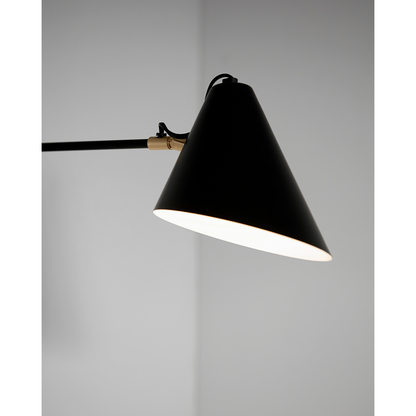 Vägglampa, hdclub, svart