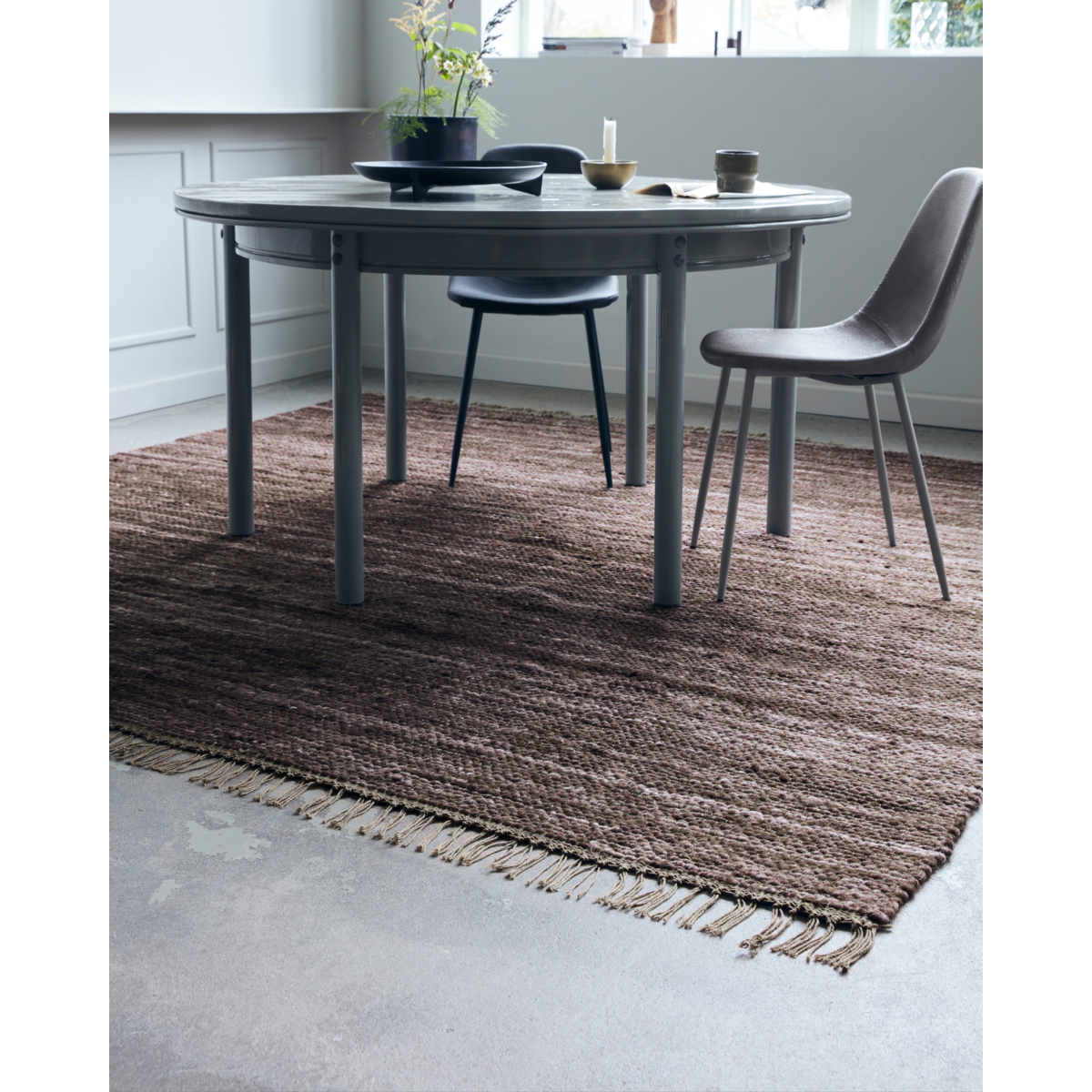 Filt, Hafi, Brown 250x250 cm