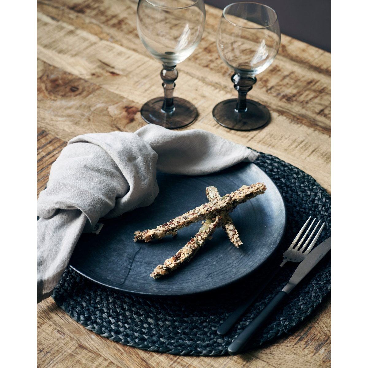 Middagsplatta, hdpion, svart;