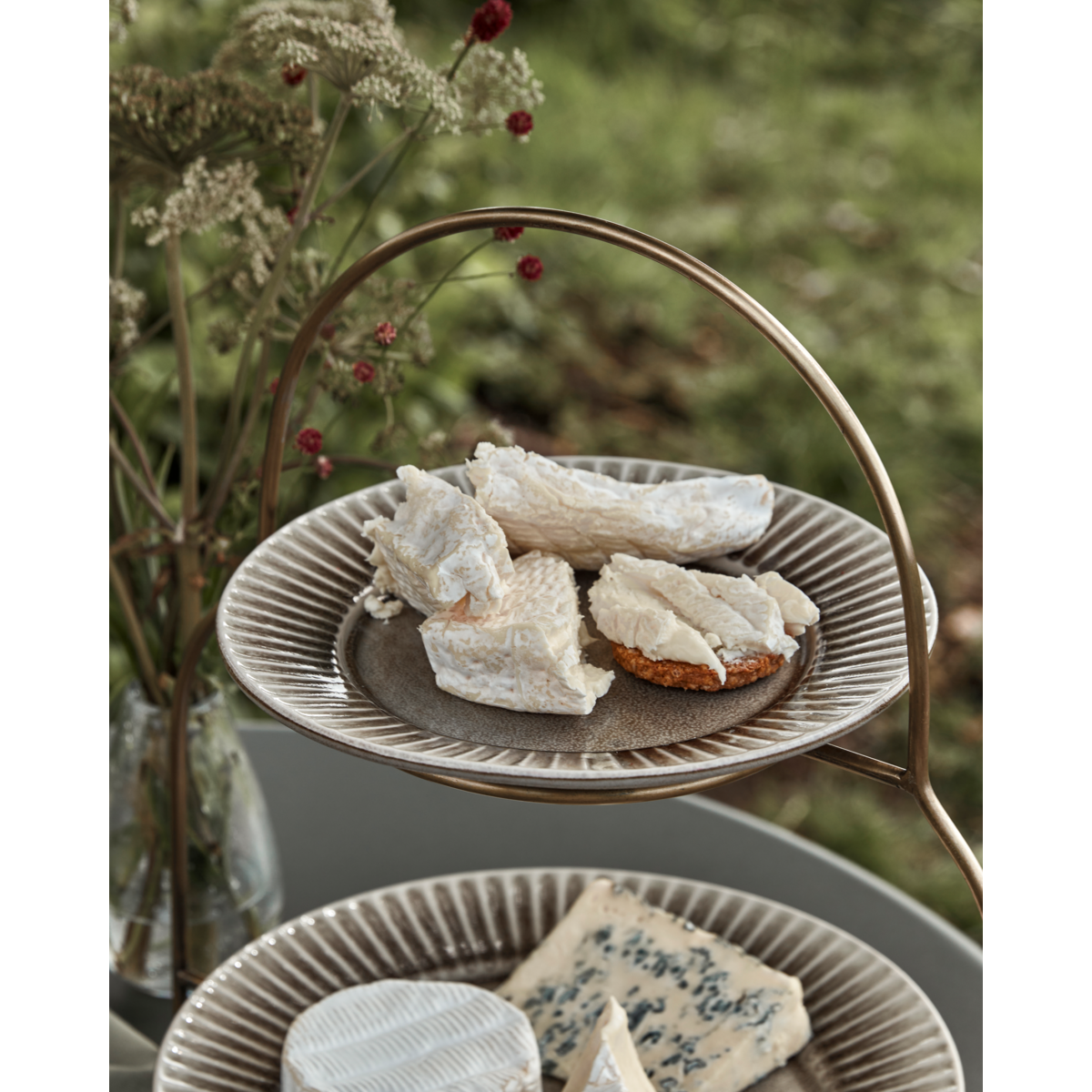 Lunchplatta, hdPleat, Gray;